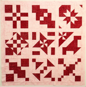 Disappearing Blocks - Red and Pink