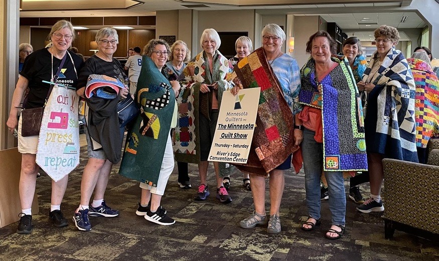 Volunteers on Quilt Walk